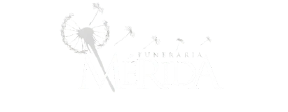 Funeraria Merida monichrome logo