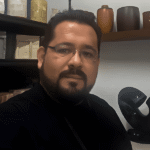 Hector Funeral Director inside his office